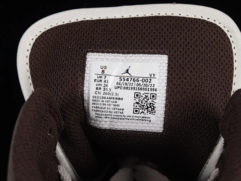All categories Air Jordan Jordan series basketball shoes Air Jordan 1 Mid Air Jordan 1 Mid OG SP AJ1 Joe 1 customized mid-top basketball shoes 554766-002
